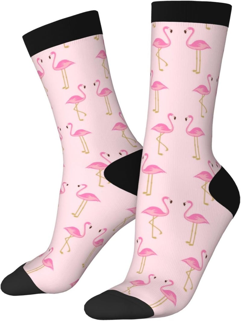 Poream Novelty Funny Crew Socks, Cool Breathable Dress Socks Gift For Men Women - Image 1